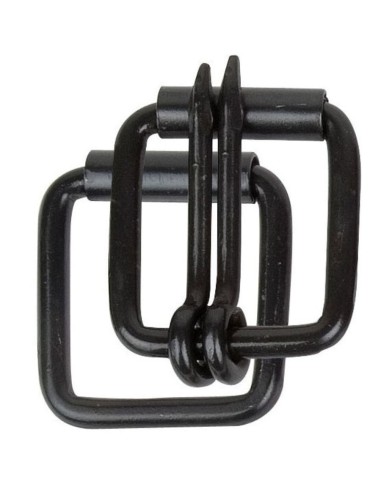 Blackened Girth Buckle (Pair)