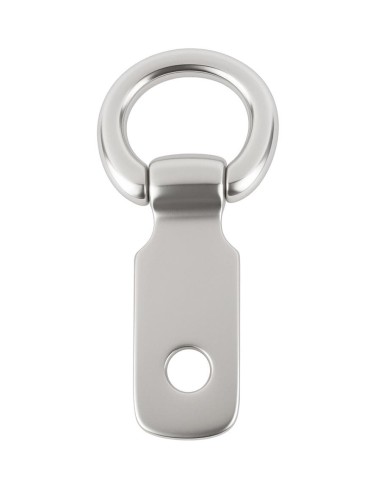 Nickel Flat Dee and Clip