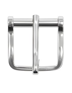 Nickel Curtisur Belt Buckle