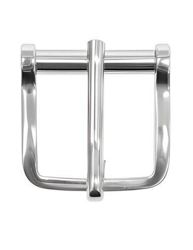 Nickel Curtisur Belt Buckle