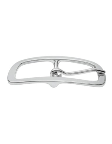 Nickel Center Bar Belt Buckle