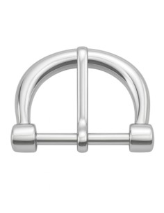 Nickel Horseshoe Belt Buckle