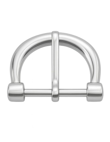 Nickel Horseshoe Belt Buckle