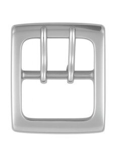 Nickel Rectangular Belt Buckle