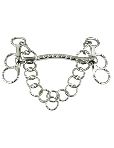 Bocado Barcelona Recto Acero Inoxidable