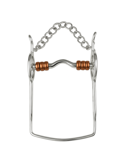 Bocado Liverpool Con Rodillos 13,50 cm Acero Inoxidable