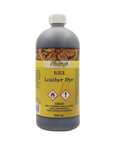 Tinte Leather Dye 946 ml negro