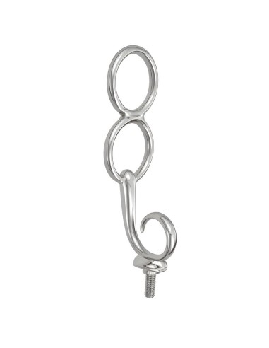 Gancho Sobreaguja Doble Acero Inoxidable