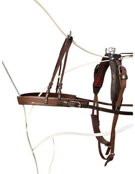 Enganche Sencillo Cuero/Nylon Pony