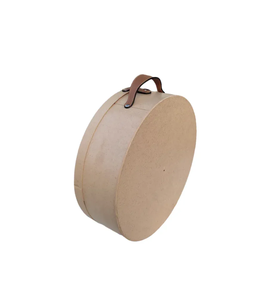 Caja Sombrero Simple Madera - Madera