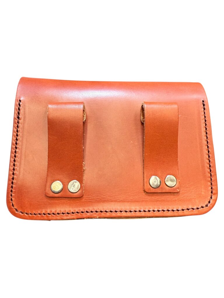 Cartera Cobrador Artesano Cuero - Cuero 100% Vegetal, Tostado