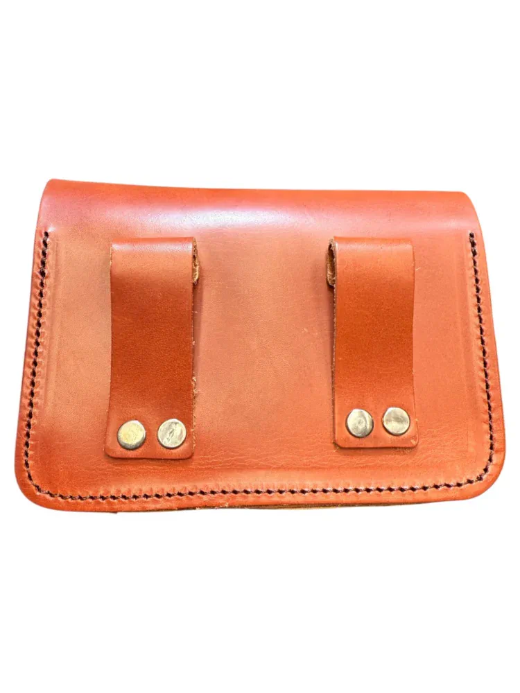 Cartera Cobrador Artesano Cuero - Cuero 100% Vegetal, Tostado