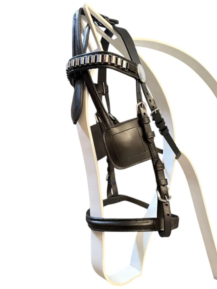 Enganche Doble Cuero/Nylon Pony