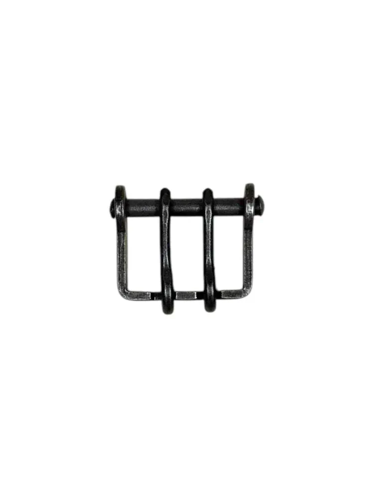 Hebilla Vaquera 30 mm Inoxidable Pulida (Doble Pincho)