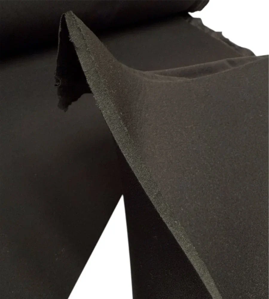 Neopreno Con Soporte Negro 6 mm - Sintético, Negro